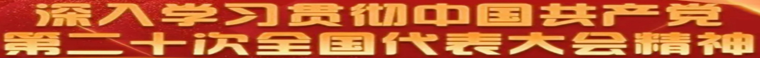 深入学习贯彻中国共产党第二十次全国代表大会精神